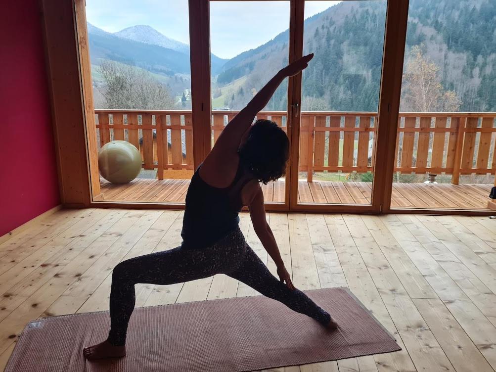 Le Chalet Du Blanc Spa Yoga Aillon-le-Jeune Eksteriør billede