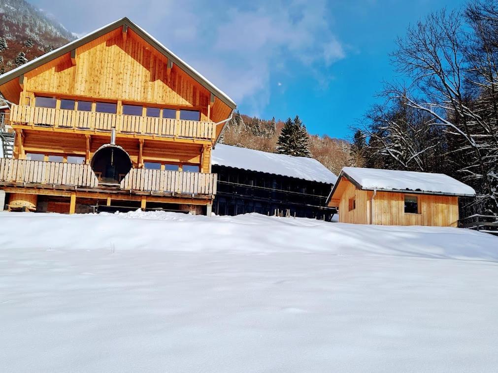 Le Chalet Du Blanc Spa Yoga Aillon-le-Jeune Eksteriør billede